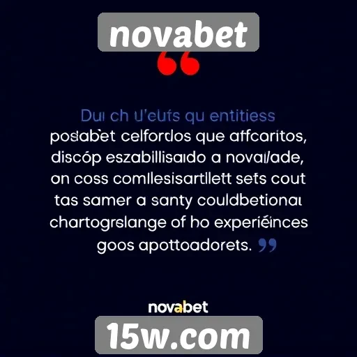 feedback dos usuários sobre a usabilidade do novabet